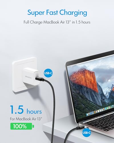 CLEEFUN USB C to USB C Cable, 5-Pack C to C Cable Fast Charging 60W - color: Black, size: 3ft+3ft+6ft+6ft+10ft