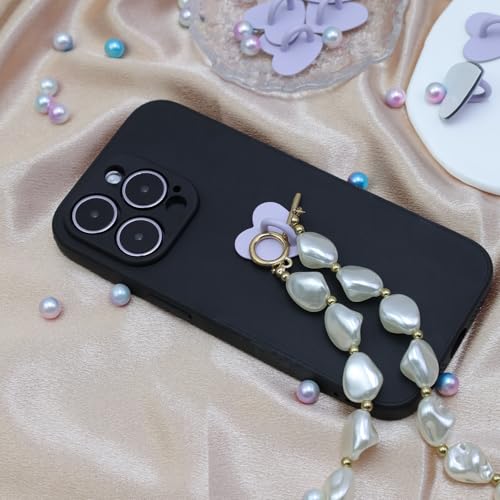 12Pcs Phone Charm Hook Adhesive (Purple, Heart Shaped) - color: Purple