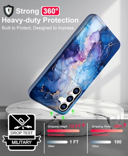 for Samsung Galaxy S24 / S25 Case - Blue Nice Marble - color: Blue Nice Marble
