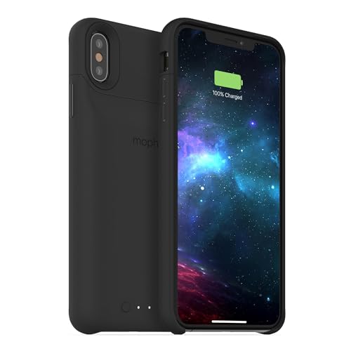 mophie 401002835 Juice Pack Access - Ultra-Slim Wireless Battery Case - Made for Apple iPhone Xs MAX (2,200mAh) - Black - color: Black