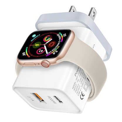 iSeekerKit for A-pple Watch Charger, 20W USB Fast Charging Block - color: 3-in-1 Charger