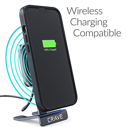Crave Dual Guard for iPhone 14, Shockproof Protection Dual Layer Case for Apple iPhone 14 (6.1") - Black - color: Black