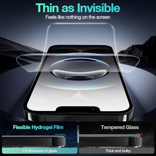 3 Pack Flexible Film for iPhone 16e Screen Protector[NOT GLASS], Invisible Thin, Never Cracks, Full Coverage, Scratch Resistant&Self-Healing - size: iPhone 16e