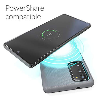 Crave Galaxy Note 20 Case, Shockproof Protection Dual Layer Case for Samsung Galaxy Note 20 (6.7 inch) - Slate - color: Slate