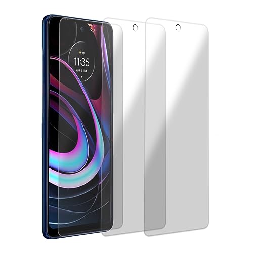 3 Packs Screen Protector Case Friendly Anti-Scratch Ultra-Thin Clear HD Hardness Shatter Proof Tempered Glass Protective Film Compatible with Moto Edge 2021 5G.