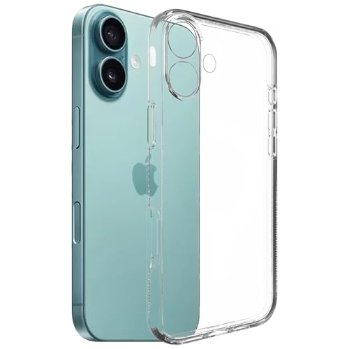 for Apple iPhone 7 8 SE X XR XS 11 12 13 Mini 14 15 16 Pro Max Plus Clear Gel Soft Case Cover Slim Transparent Clear Guard (for Apple iPhone 16) - size: For Apple iPhone 16