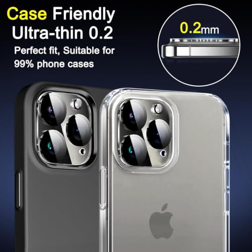 Ferilinso 6 Pack Camera Lens Protector for iPhone 16 Pro Max/iPhone 16 Pro - size: 16 Pro Max-6.3 INCH