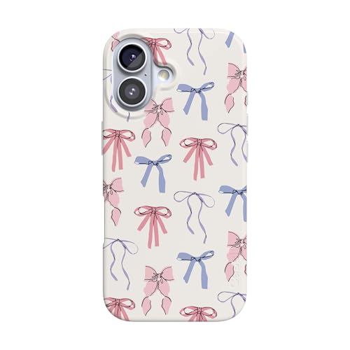 Casely iPhone 17 Case | Coquette Girlie | Pastel Bows | Compatible with MagSafe | Classic Ultra Slim Design - color: Coquette Girlie | Pastel Bows