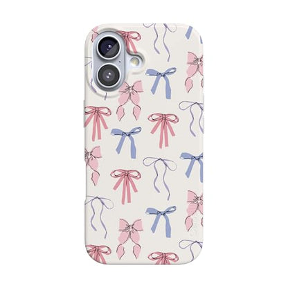 Casely iPhone 17 Case | Coquette Girlie | Pastel Bows | Compatible with MagSafe | Classic Ultra Slim Design - color: Coquette Girlie | Pastel Bows