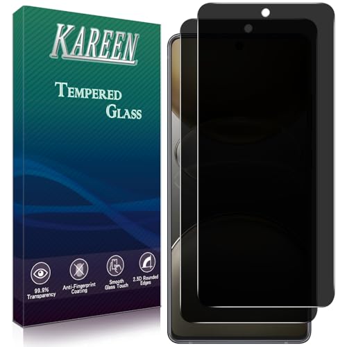 KAREEN 2 Pack Privacy Screen Protector for Samsung Galaxy A71 / A72 / A73 - size: [Privacy]Samsung A71