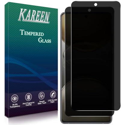 KAREEN 2 Pack Privacy Screen Protector for Samsung Galaxy A71 / A72 / A73 - size: [Privacy]Samsung A71