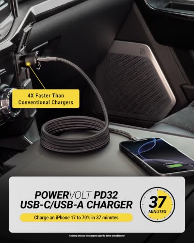 Scosche PowerVolt Power Delivery 32W Dual Port USB-C Car Charger Adapter - size: Dual Port, style: 32W