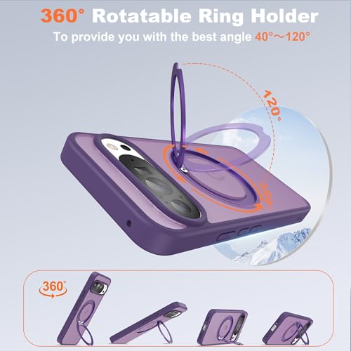 Compatible with Google 9/10 Pro XL Case with Stand 6.8",Purple - color: Purple, size: Google Pixel 9 Pro XL/Pixel 10 Pro XL