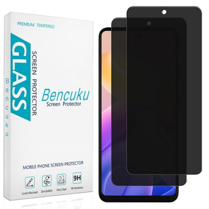 2 Pack Privacy Screen Protector for Motorola Moto G 5G 2026 - color: Black-Moto G 5G 2026