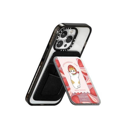 CASETiFY Snappy Card Holder Stand Compatible with Magsafe - Let's Jam Together - Silver Mirror - color: Let's Jam Together - Silver Mirror