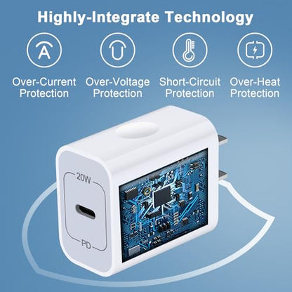 USB C Charger Block Fast Charging for Samsung Galaxy A18 A37 S26 Ultra A36 - color: WHITE