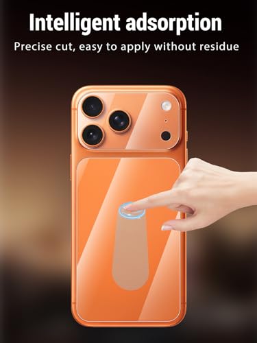 Protective film for iPhone 17 Pro Max, 3-Pack Camera Lens + 3-Pack Back Film Ultra Clear Anti-Scratch PET material Full-Body Protector, Thin & Flexible