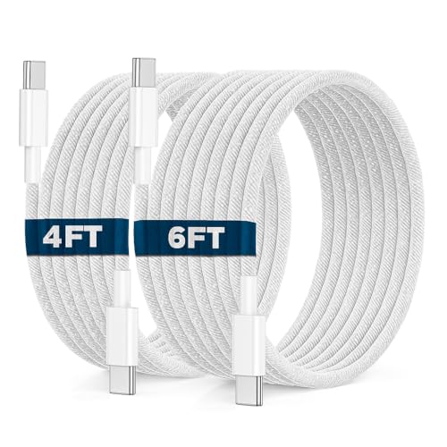 USB C to USB C Cable [MFI Certified] 60W iPhone 17 16 15 Charger Cord,