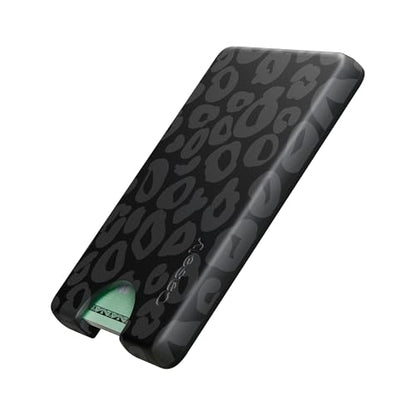 Casely MagWallet | Into the Wild | Black Leopard | Slim Wallet Card Holder | Compatible with MagSafe | Soft-Touch Hard Silicone | Holds Up to 3 Cards - color: Into the Wild | Black Leopard