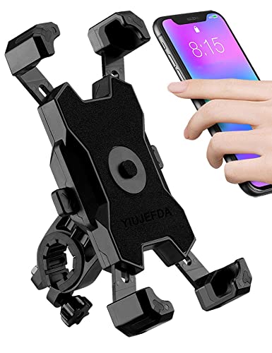 2026 Upgraded Bike Phone Mount, Easy Install and Quick Release Bicycle - Motorcycle Handlebar Phone Mount, Bike Phone Holder for iPhone and More 4.7-6.8 inch Cell Phone - size: Handlebar
