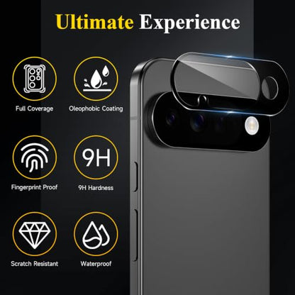 4 Pack Camera Lens Screen Protector Compatible with Google Pixel 11 Pro XL - size: Pixel 11 Pro XL