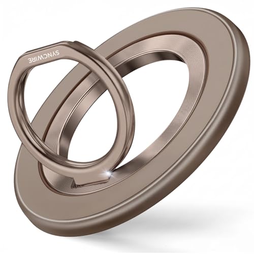 SYNCWIRE for MagSafe Phone Grip, Magnetic Phone Ring Holder - color: Desert Gold