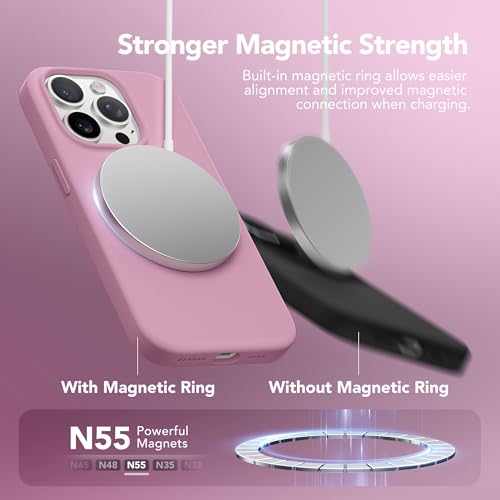 GONEZ Magnetic for iPhone 14 Pro Max Case, Silicone Cover Blackcurrant - color: Blackcurrant, size: Iphone 14 Pro Max