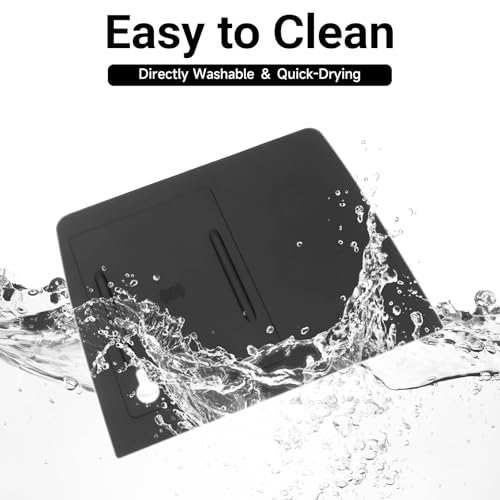 Wireless Charging Anti-Slip Mat Compatible with Honda 2023-2026 Pilot & 2026 Passport Accessories Wireless Charging Mat with Indicator Light Port Center Console Liner Black Silicone Material