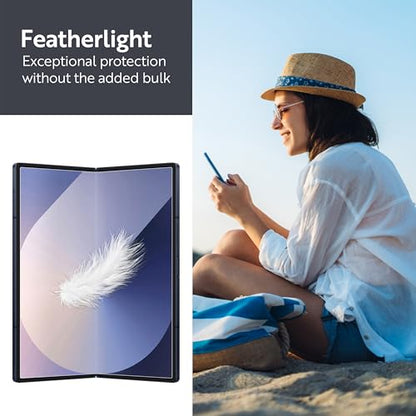 ArmorSuit 2+2 Pack Paper-Feel Texture Full Body Skin + Screen Protector for Samsung Galaxy Z Fold 6 MilitaryShield Paper-Feel Texture Matte Film - Made in the USA