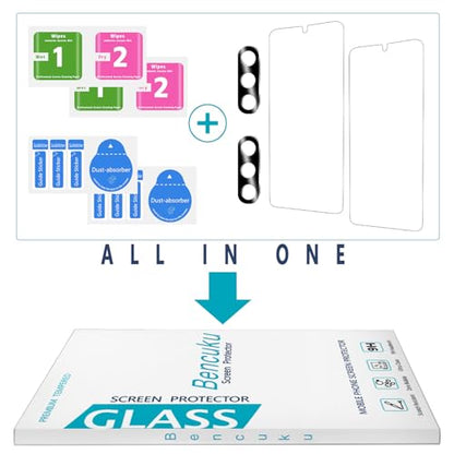 2+2 Pack Screen Protector for Samsung Galaxy S26 Tempered Glass - color: Samsung Galaxy S26-Clear