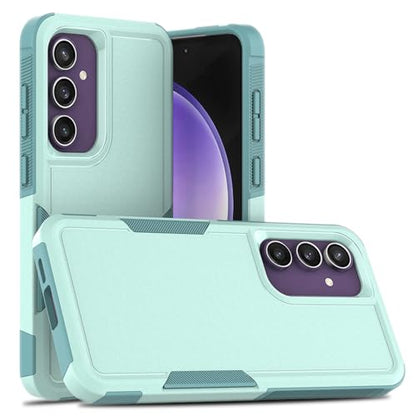 Dionsibei Designed for Samsung Galaxy A52 5G Case 2 in 1 Military Grade Drop Heavy Duty Rugged Shockproof Protective Cover Case for Galaxy A52 5G Phone Case (Mint) - color: Mint