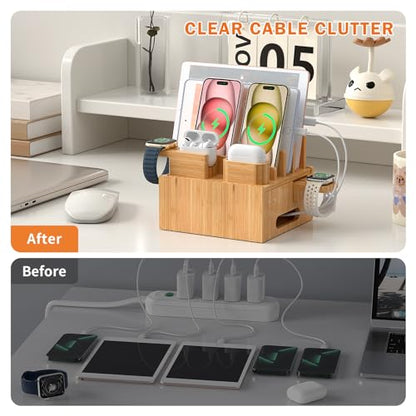 Pezin & Hulin Multiple USB Charging Station Including Charger HUB, 5 Cables