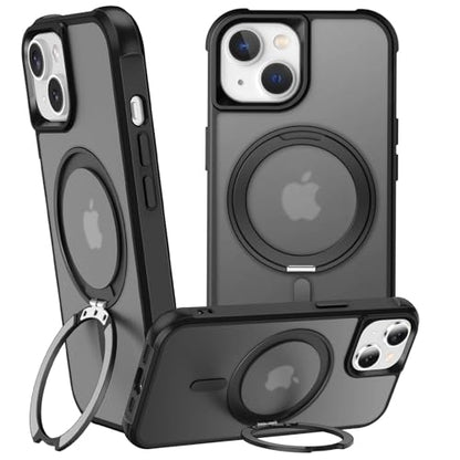 360°Magnetic Swivel Ring for iPhone 13/14 case-Black - color: Black, size: iPhone 14