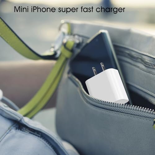 4Pack USB C Charger Block 20W Phone Fast Charger Wall Charger with PD 3.0 - color: Arctic White
