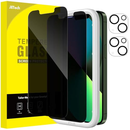 JETech Privacy Screen Protector for iPhone 13 mini, 2+2 Pack - size: iPhone 13 mini