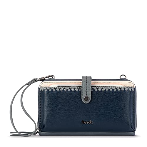 The Sak Iris Smartphone Crossbody Purse - Small Women's Cellphone Bag & Wallet For Everyday- Convertible Wristlet With Zipper | Fits Most Smartphones, Card Slots & Zip Pocket, Detachable Wristlet & Crossbody Straps, Hands-Free for Travel & Errands - color