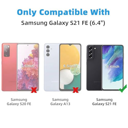 3 Pack TPU Privacy Screen Protector for Samsung Galaxy S21 FE 5G 6.4" - size: Samsung Galaxy S21 FE 5G