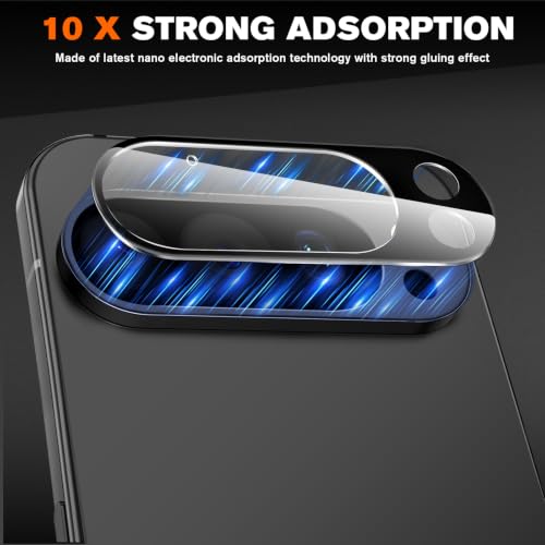 3 Pack for Google Pixel 9 Pro Camera Lens Protector - size: for Google Pixel 9 Pro