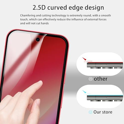 Easy Alignment Frame Designed For Google Pixel 10a Anti Spy Private Tempered Glass Film 2-Pack Google Pixel 10a Camera Lens Protector Film 2-Pack 9H Hardness