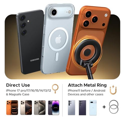 UGREEN Magsafe Car Phone Mount, 80LB Vacuum Suction Phone Holder