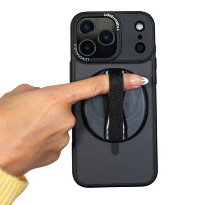 LOVEHANDLE Original for MagSafe Phone Grip - Black - color: Black