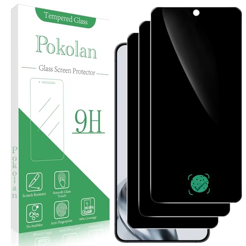 Pokolan 3 Pack Privacy Screen Protector for Samsung Galaxy S26 Plus - size: Galaxy S26 Plus