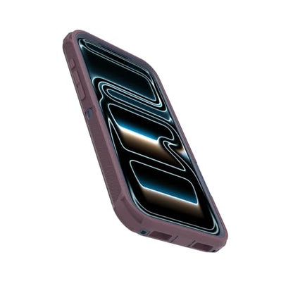 OtterBox iPhone 17 Pro (Only) - Defender Series Case - Tulipwood Glow (Purple & Blue) - Snaps on MagSafe - Tough - Rugged & Durable - color: Tulipwood Glow (Purple & Blue), style: iPhone 17 Pro