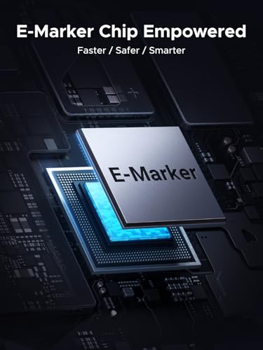 UGREEN USB C 240W Cable with Digital Display, PD 100W Fast Charging, 6.6FT - size: 6.6FT