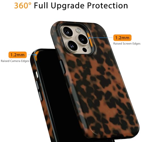 for iPhone 13 Pro Case Tortoise Shell Cute Design | [Military Grade Protection], 8FT Drop Resistant Shockproof Heavy Duty Phone Case Cover Women Men for iPhone 13 Pro 6.1” - size: iPhone 13 Pro