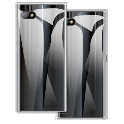 2-Pack TPU Case for Unihertz Titan Slim - Clear | 4.2" Soft Flexible Gel Cover, Shockproof Anti-Scratch Protective Phone Bumper - color: Clear+Clear