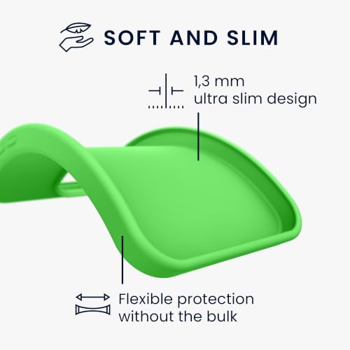 kwmobile Case Compatible with Samsung Galaxy A55 5G Case - Soft Slim Protective TPU Silicone Cover - Lime Green - color: lime green, size: Galaxy A55 5G