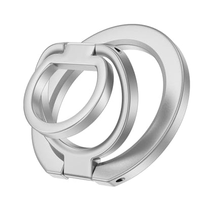 Magnetic Phone Grip Stand for Samsung Galaxy S26 Ultra/S26/S25 Ultra/S25 FE - color: silver