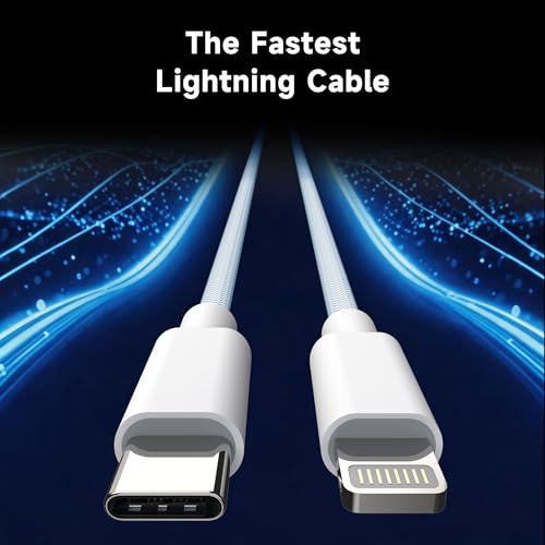 USB C to Lightning Cable 1M Apple MFi Certified iPhone Fast Charger Cable - color: Blud
