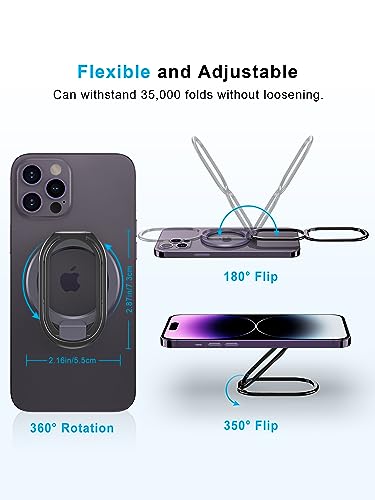 SUPERONE Mag Safe Phone Stand, Adjustable Magnetic Phone Grip & Kickstand - color: Purple